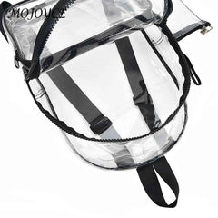 Solid Backpack Men Women Travel Bag High Capacity Student Zipper
