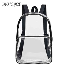 Solid Backpack Men Women Travel Bag High Capacity Student Zipper