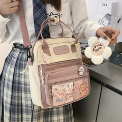 Flower Travel Backpack Small Shoulder Bags for Teenage Girls