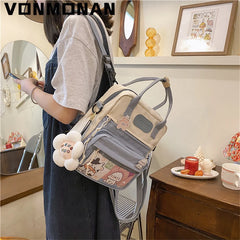 Waterproof Nylon Small Shoulder Bags for Women