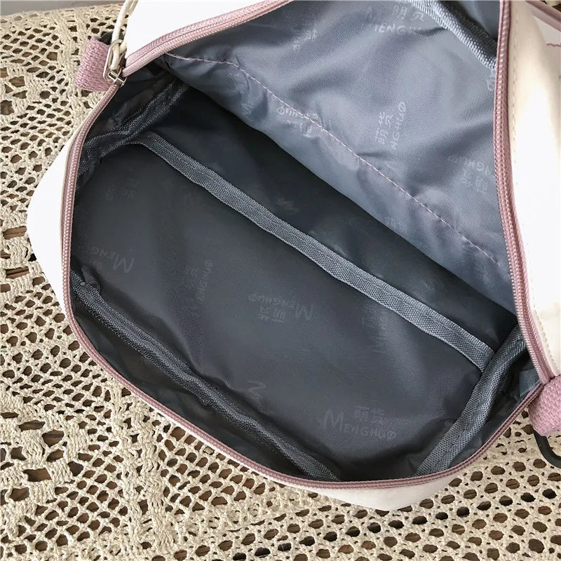 Waterproof Nylon Small Shoulder Bags for Teenage Girls Schoolbags
