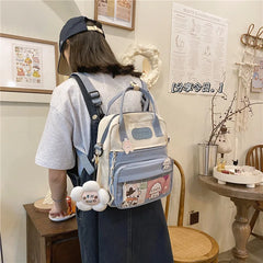 Flower Travel Backpack Small Shoulder Bags for Teenage Girls