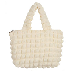 Plaid Flower Handbag Casual Shoulder Bag for Women