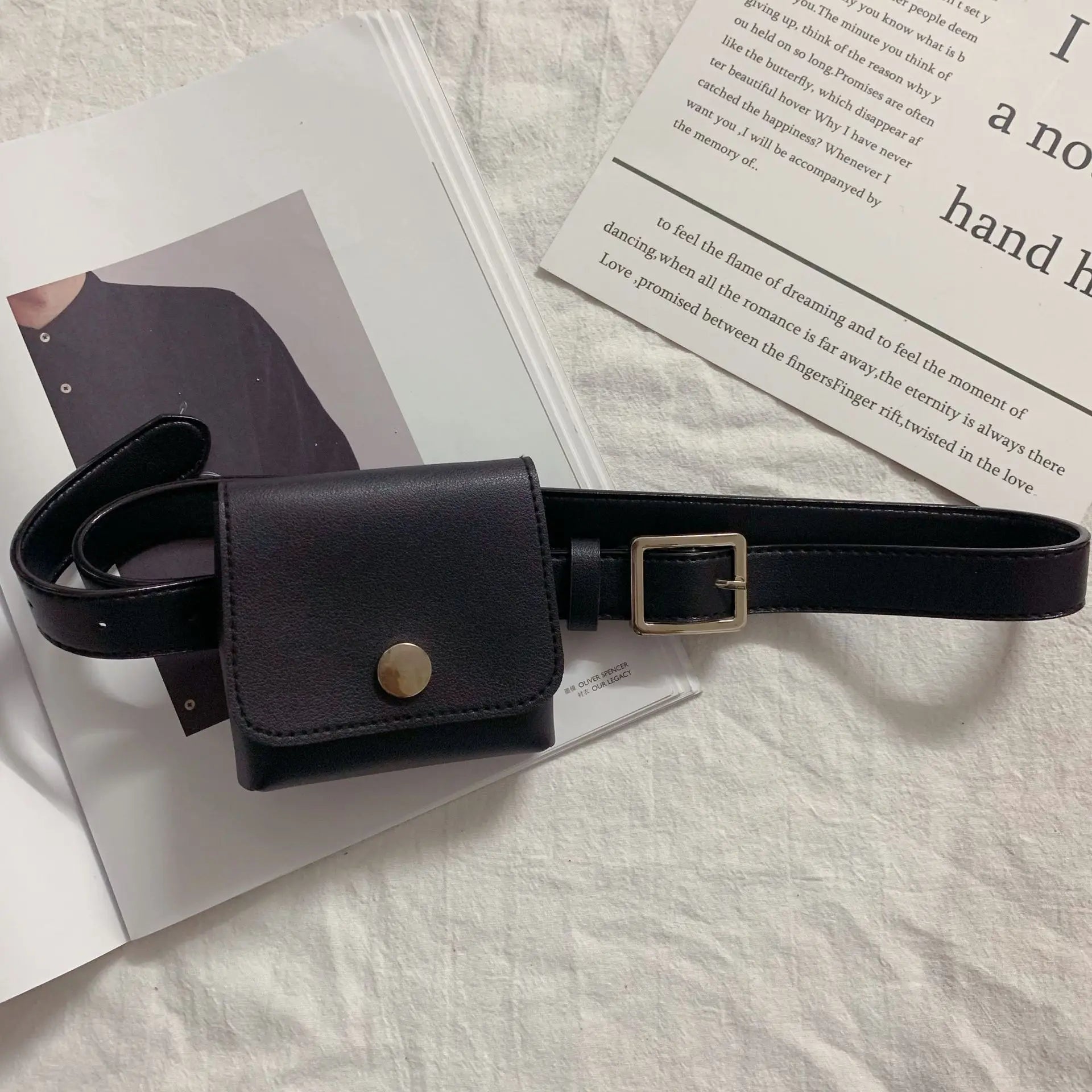 Funny Mini Women's Handbag Belt Bag With Dress