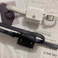 Funny Mini Women's Handbag Belt Bag With Dress