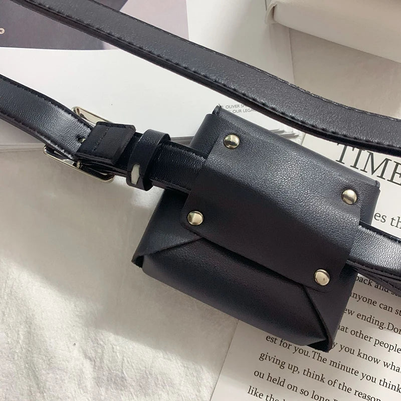 Funny Mini Women's Handbag Belt Bag With Dress