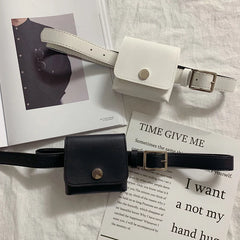 Funny Mini Women's Handbag Belt Bag With Dress