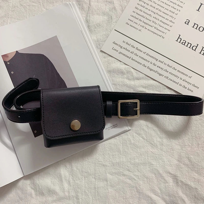 Funny Mini Women's Handbag Belt Bag With Dress