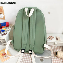 Nylon Waterproof School Backpack All-match Casual Travel Backpack