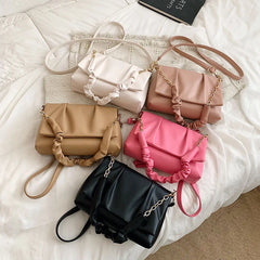 Spring PU Leather Women Shopper Shoulder Bag