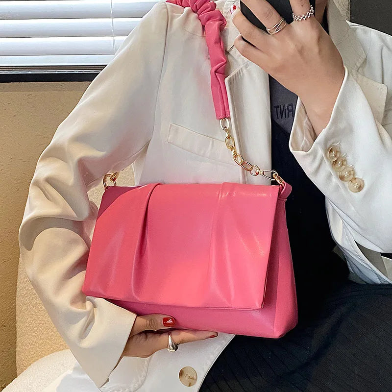 Spring PU Leather Women Shopper Shoulder Bag