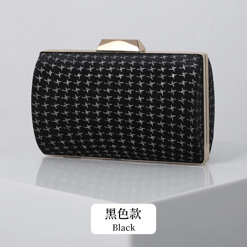 Velvet Evening Bag for Women Wedding Phone Purse Clutch Makeup Bolsas
