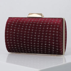 Velvet Evening Bag for Women Wedding Phone Purse Clutch Makeup Bolsas