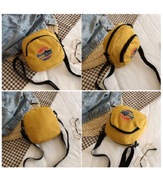 Mini Canvas Crossbody Bag Sling Purses Small Shoulder Phone Pouch