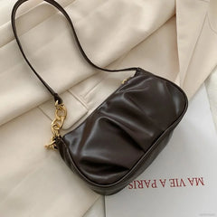 Classic PU Leather Shoulder Bag for Women