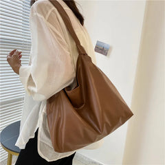 Shoulder Bags Women PU Leather Large Capacity Casual Totes Soft All-match