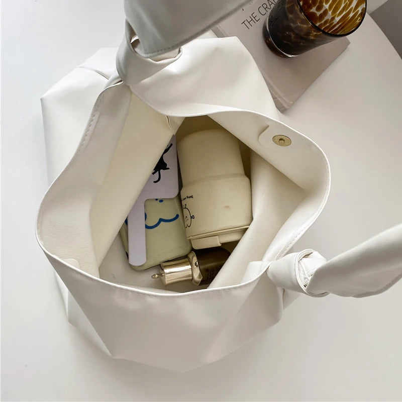 Shoulder Bags Women PU Leather Large Capacity Casual Totes Soft All-match