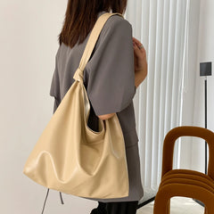 Shoulder Bags Women PU Leather Large Capacity Casual Totes Soft All-match