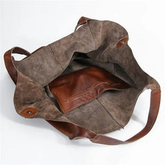 Soft Shoulder Bag Large Capacity PU Leather Handbags For Ladies