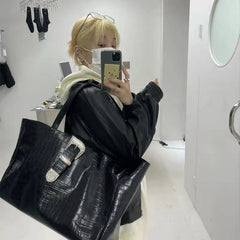 Vintage Harajuku Tote Bag Casual Women Handbag