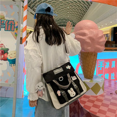 Waterproof Canvas Mini Backpack For Women Travel School Bag
