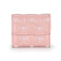 Small Leather Ladies Wallet Short Purse Porte Feuille Femme Wallet