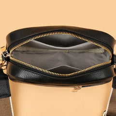 Women Leather Crossbody Bag Waterproof Large Capacity Messenger Bag