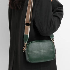 Women Leather Crossbody Bag Waterproof Large Capacity Messenger Bag
