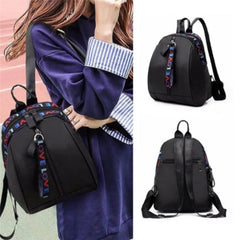 Women Mini Backpack Oxford Shoulder Bag Small Bagpack Multi-Function