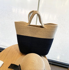 Summer Seaside Portable Handbags Tote Bags for Women Large Capacity