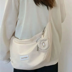 Versatile Dumpling Bag Waterproof Crossbody Bag Women Ins Style
