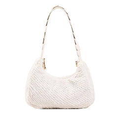 Plush Handbags Bags for Women Autumn And Winter Texture Female Shoulder Bags