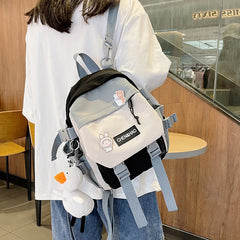 Mini Girls Backpack Waterproof Nylon Casual Ladies School Bag