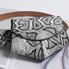 Mini Pockets Ladies PU Leather Waist Belt Bag Women Mini Disco Waist Pack