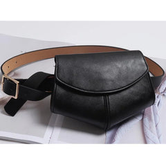 Mini Pockets Ladies PU Leather Waist Belt Bag Women Mini Disco Waist Pack