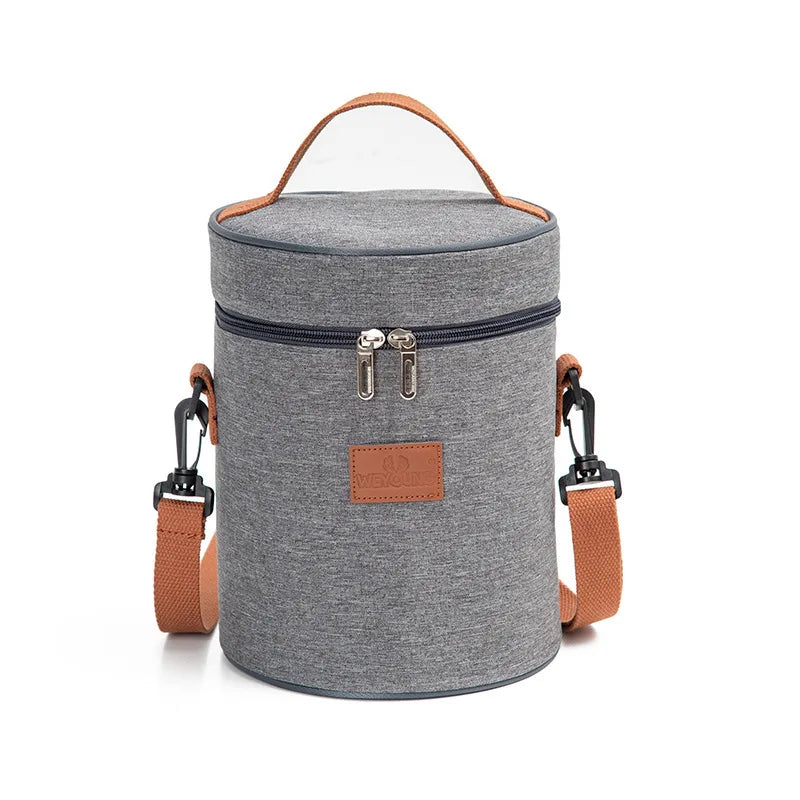 Portable Insulation Bag Aluminum Foil Lunch Bag Fresh-keeping Picnic Sac A Dos