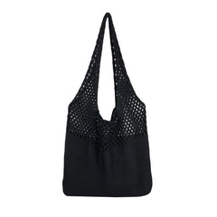Vintage Hollow Woven Women Shoulder Bags Knitting Large Capacity Handbags