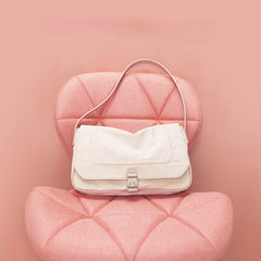Women Bag Solid Nylon Satchels LOCK Casual Shoulder Bags Handbags Tote Bag