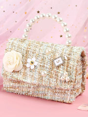 Women Mini Handbags Tote Pearl Messenger Bag Girl Small Coin Wallet Pouch
