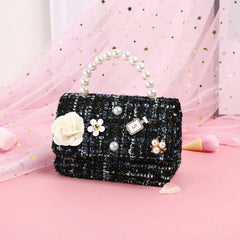 Women Mini Handbags Tote Pearl Messenger Bag Girl Small Coin Wallet Pouch