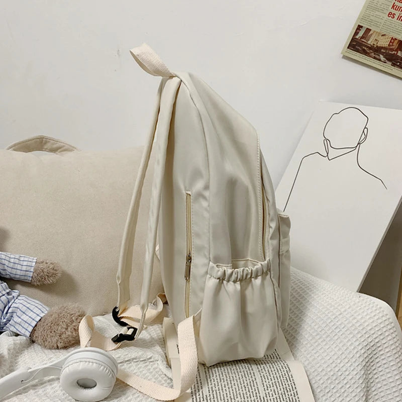 Nylon Backpacks Preppy Style School Bags for Teenage Girls