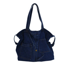 Women's Ins Internet Red Canvas Cowboy Bag Large Capacity