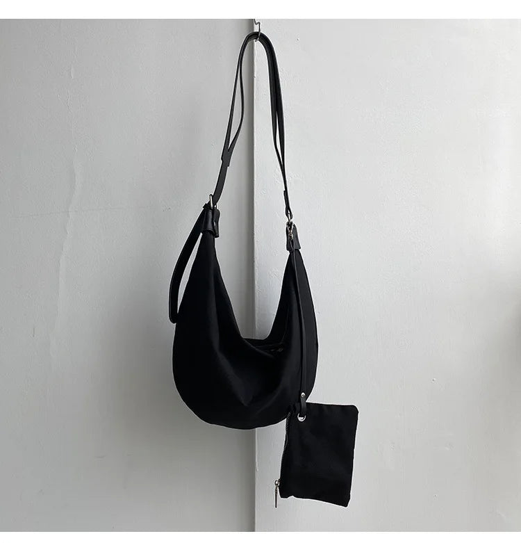 Canvas Shoulder Bag Messenger Bag Daily Commuter Bag