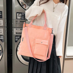 Student Portable Canvas Bag Large Capacity Single Shoulder Women's Bag