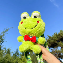 Frog Shoulder Bag Girl Doll Crossbody Bag Plush Backpack