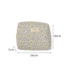 Koren Floral Makeup Bag Large Size Portable Storage Pouch