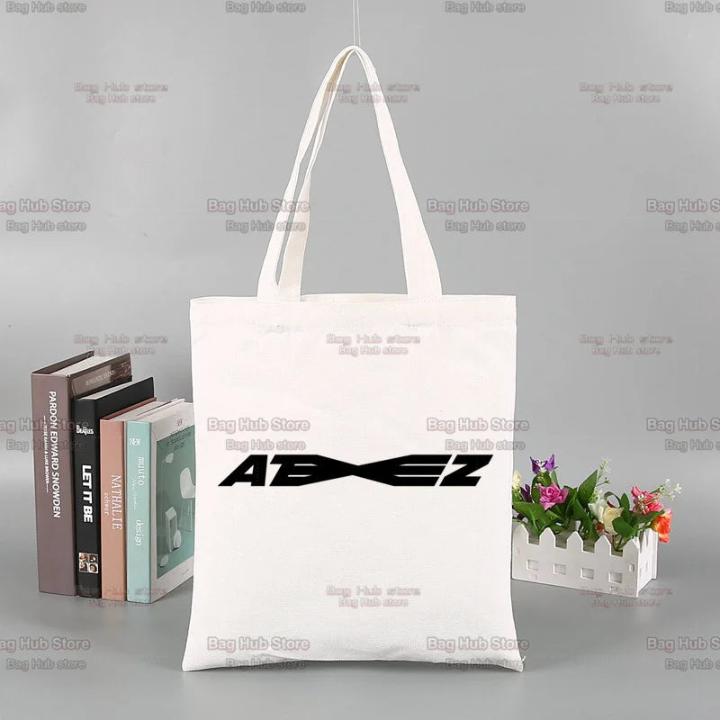 Kpop ATEEZ Album Group Shopping Bag Handbag Eco Shopper Recycle Bag