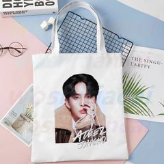 ATEEZ Album K pop Harajuku 90s Shopping Bag Eco Canvas Shopper