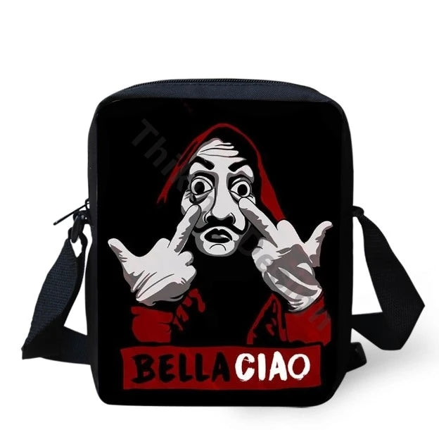 La Casa de Papel Bella Ciao Kids Messenger Bag