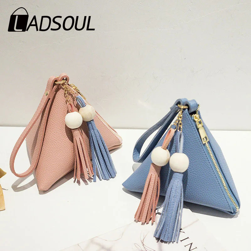 Mini Triangle Women Purse Lady Clutches Casual Phone Package